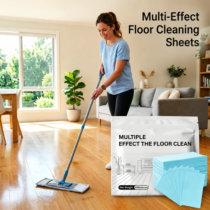 Multi-Effect Floor Cleaning Sheets - Deep Cleans (100PCS)