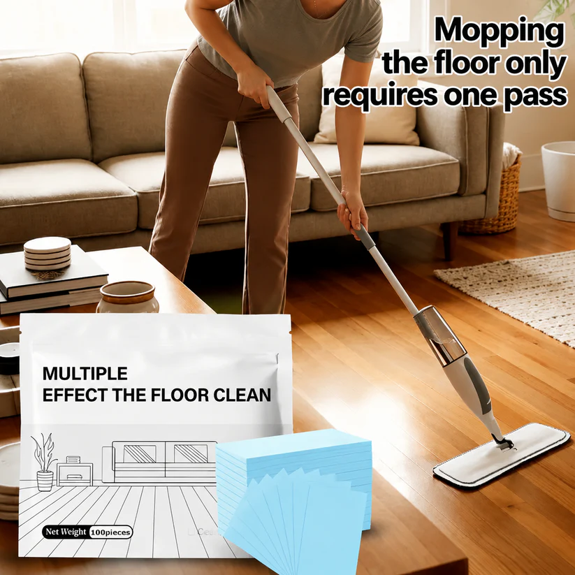 Multi-Effect Floor Cleaning Sheets - Deep Cleans (100PCS)