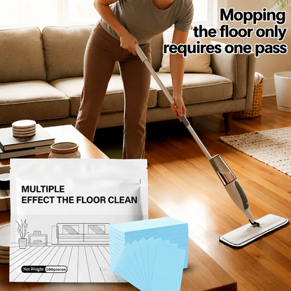 Multi-Effect Floor Cleaning Sheets - Deep Cleans (100PCS)